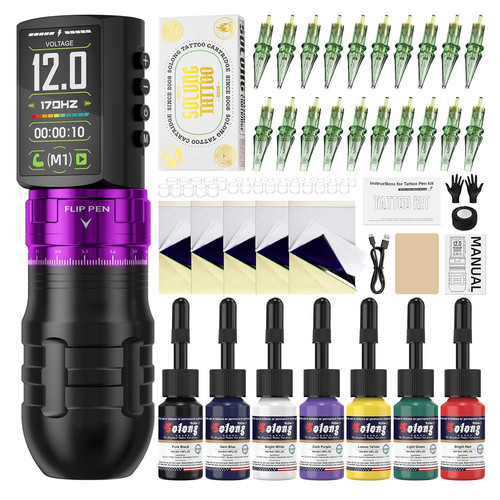 Tattoo set kabelloser - tattoo, stift