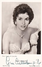 GINA LOLLOBRIGIDA Autogramm