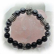 Totenkopf mit Schlangen Perlen