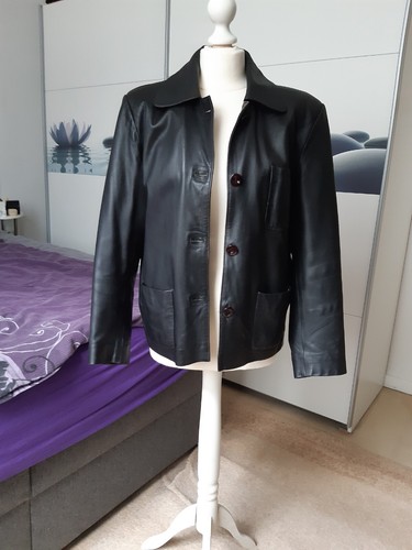 Trendige echtes lederjacke - echtes,
