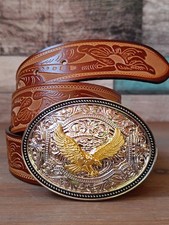 Gürtel ECHT LEDER neu Western