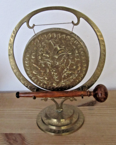 Tischgong mit schlägel - tischgong,