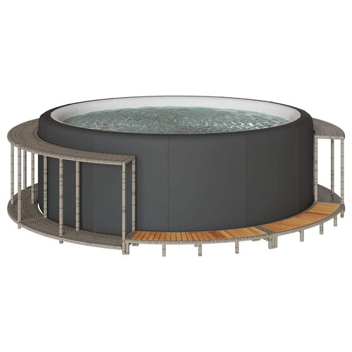 Outdoor whirlpool umrandung - outdoor,