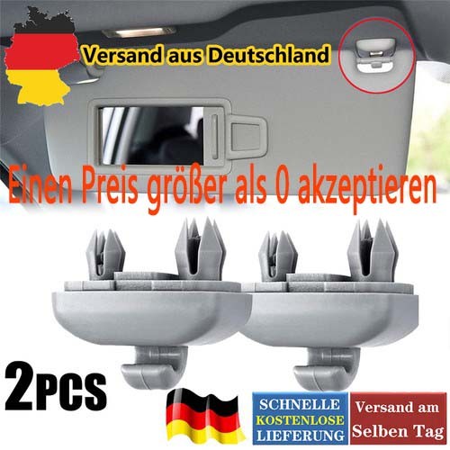 Sonnenblende clip haken - x2,