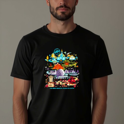 Shirt the most magical place - magical,