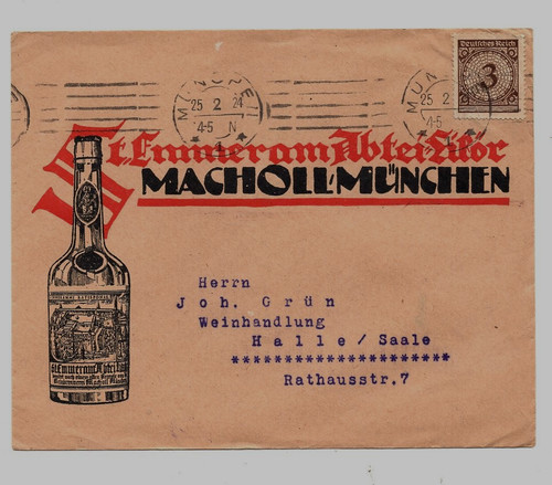 Schmuckbrief 1924 werbung - schmuckbrief,
