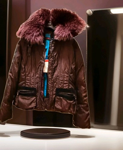Versace daunenjacke bordeaux - versace,