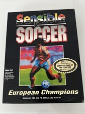 Sensible Soccer - European Champions - IBM PC Amiga und Atari ST - Mit Anleitung