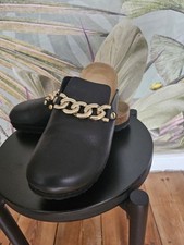 Clogs Pantolette Original Espadrij x Fashionette  Exclusiv wie neu Gr. 38 black