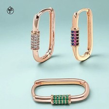 Damen-Creolen vergoldet