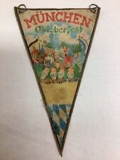 Oktoberfest München Wiesn Wiesen Fahne Wimpel 1950er Jahre HB Hofbräuhaus Bier 