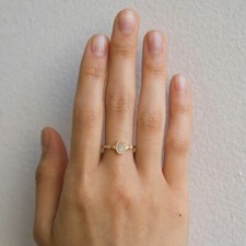 14K Gold natürlicher Diamant