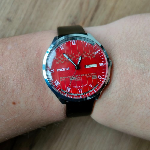 Raketa perpetual calendar - raketa,