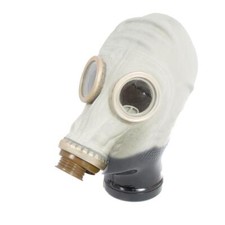 DDR NVA GASMASKE GP 5 Grau
