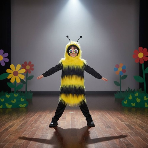Bienenkostüm mit fühlern - bienenkostüm,