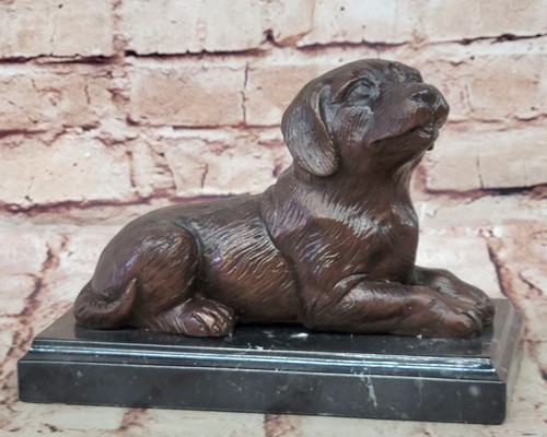 Süß labrador bronze figur - süß,