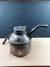 Ölkanne Metall 3 Liter mit Griff und Praktischern Ausgisser mit Verschlusskappe