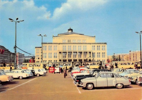 Postkarte leipzig opernhaus - postkarte,