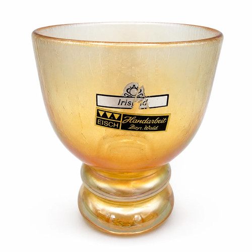 Eisch kristall vase irisgold - eisch, |