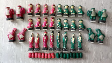 Schachfiguren Chinesisch Vintage alt Sammler selten Königshöhe KH 13cm