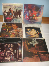 6 Weihnachtsschallplatten LP