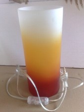 Twin Light Tisch-/ Deko-Lampe aus buntem Milchglas zylindrisch einflammig