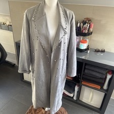 Waschleder Mantel Wildleder