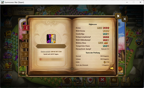 Summoners war account - g3,