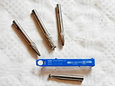 4 Frässtifte, Fingerfräser, PFERD, NEU / neuwertig, Schaft 6mm, Güte HM / VHM