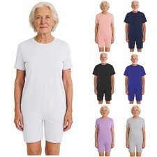Pflegeoverall kurzarm damen - kurzarm,