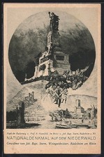 Künstler-AK Niederwald