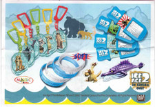 Ü Ei Beipackzettel BPZ S360 Schlüsselanhänger aus der Serie Ice Age 2  2006
