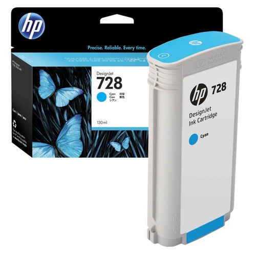 728 cyan - hp, 728(f9j67a)