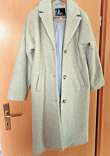 Mantel 38/40 Boucle Hellgrün