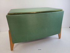 Wäschetruhe holz grün - holz, gold