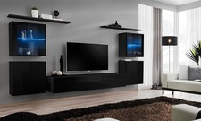 Schwarz Wohnwand