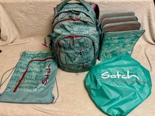 Satch Schulrucksack 4tlg. ab der 4. Klasse (hellblau/türkis)