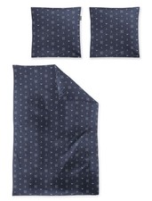 irisette Bettwäsche EASY Seersucker  135x200cm, 1 Kissen 80x80  Bettbezug