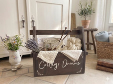 Holz Kasten Kiste Brennholz