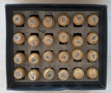 Retro Buchstaben Stempel Holzgriff