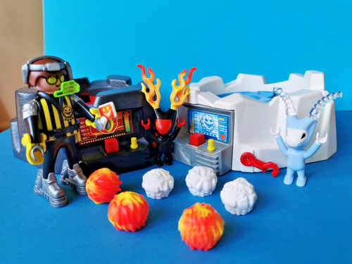 Playmobil action fire ice - fire, &