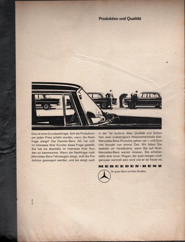 Mercedes werbeanzeige werbung - werbeanzeige,