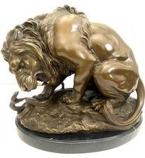 XL Bronze Tierfigur Bronze