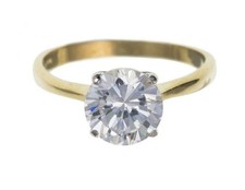 Gelbgold Solitär