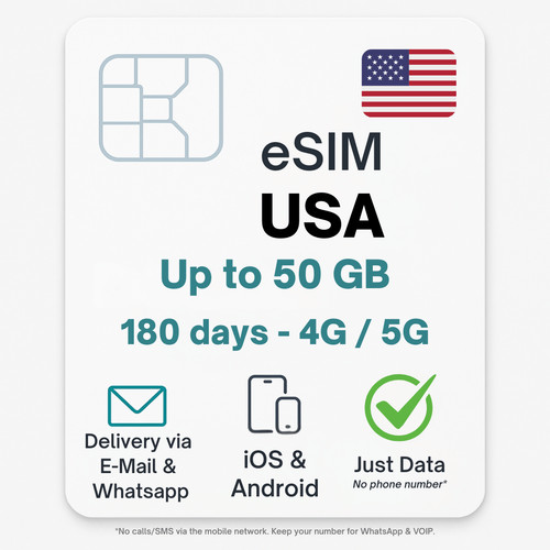 Vereinigte staaten esim usa - vereinigte,