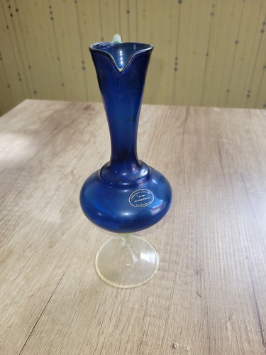 Vintage glasvase lauscha - glasvase,