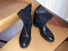 FLORIS VAN BOMMEL Designer Stiefeletten Damenschuhe Gr. 40 Schwarz Neuwertig