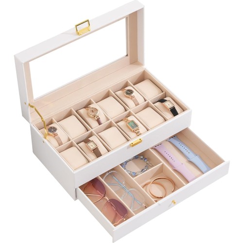 Schlichte uhrenbox mit - schlichte, 12