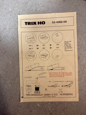 Trix H0 53-4362-00 Katalog Broschüre Anleitung Sammler #co
