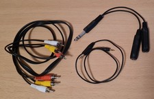 Klinkenstecker Klinke Y Splitter Adapter Cinch Audio Kabel